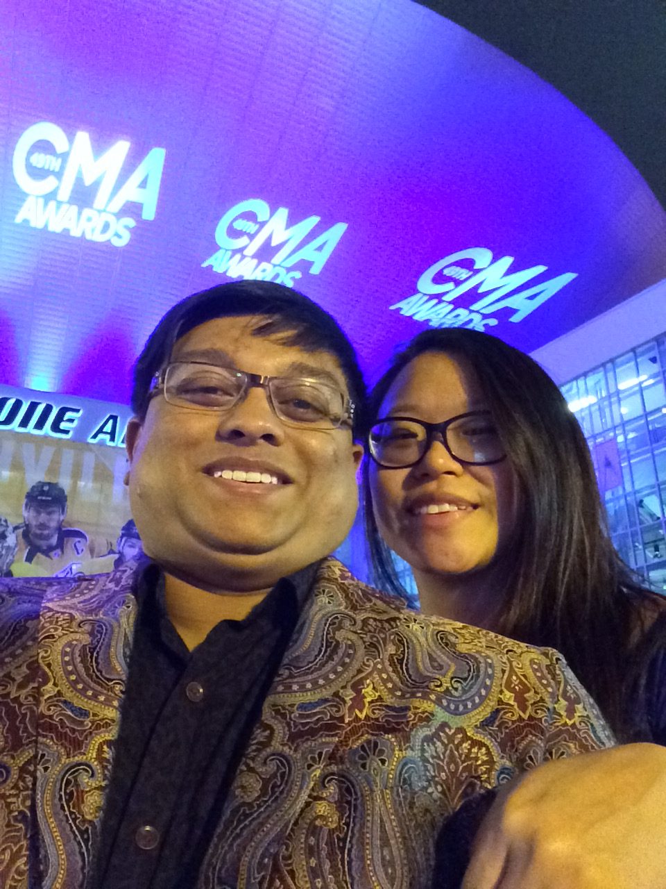 At the CMA Awards in Nashville