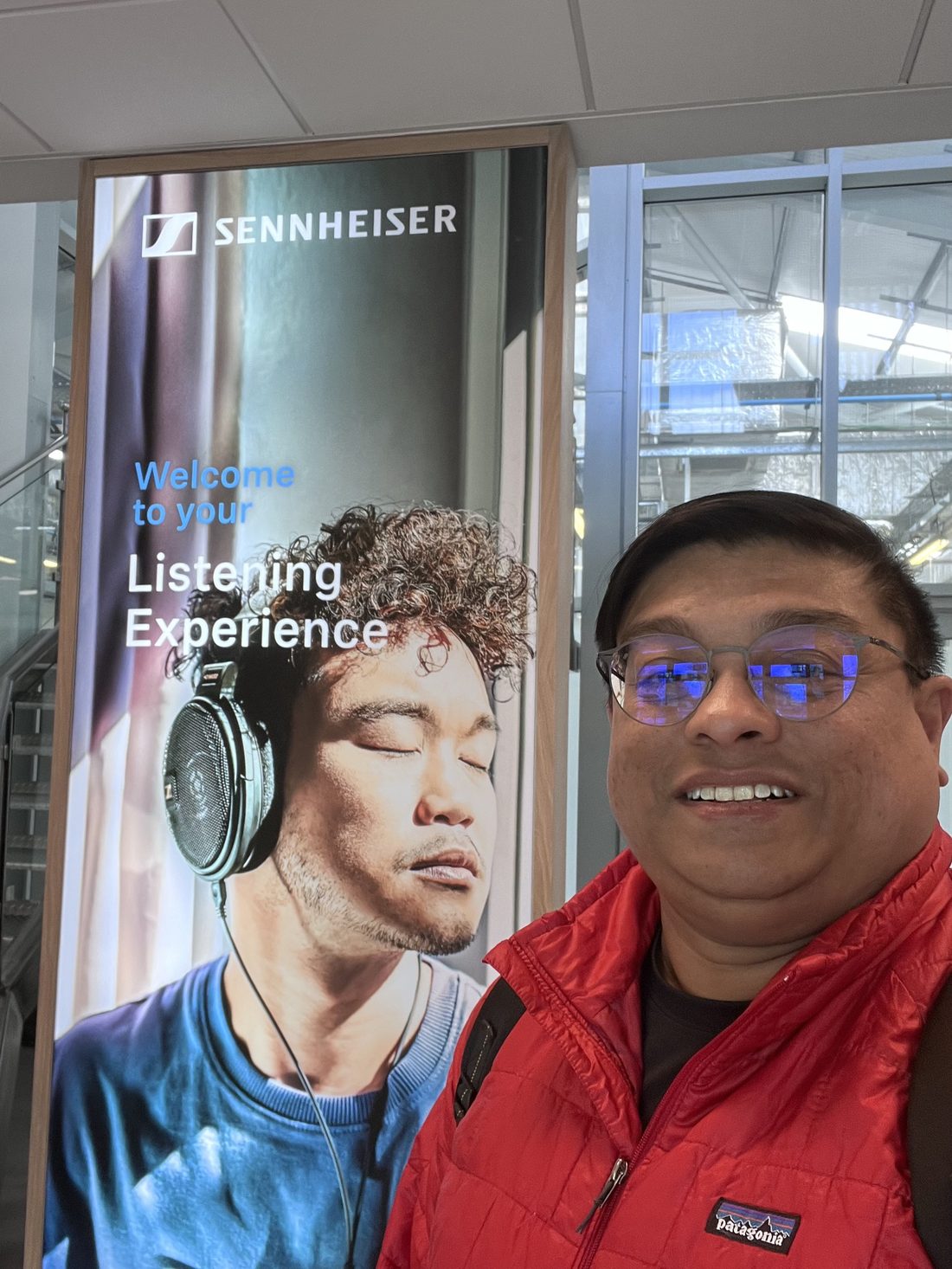 Sean at the brand experience space