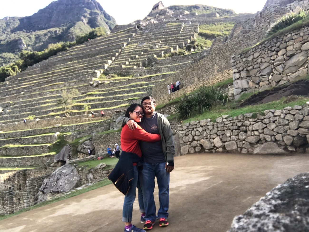 At Machu Picchu, Peru