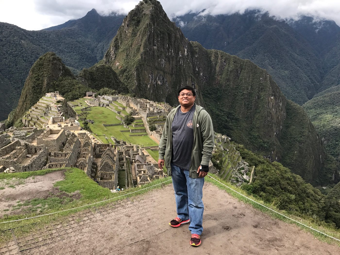 Sean at Machu Picchu, Peru
