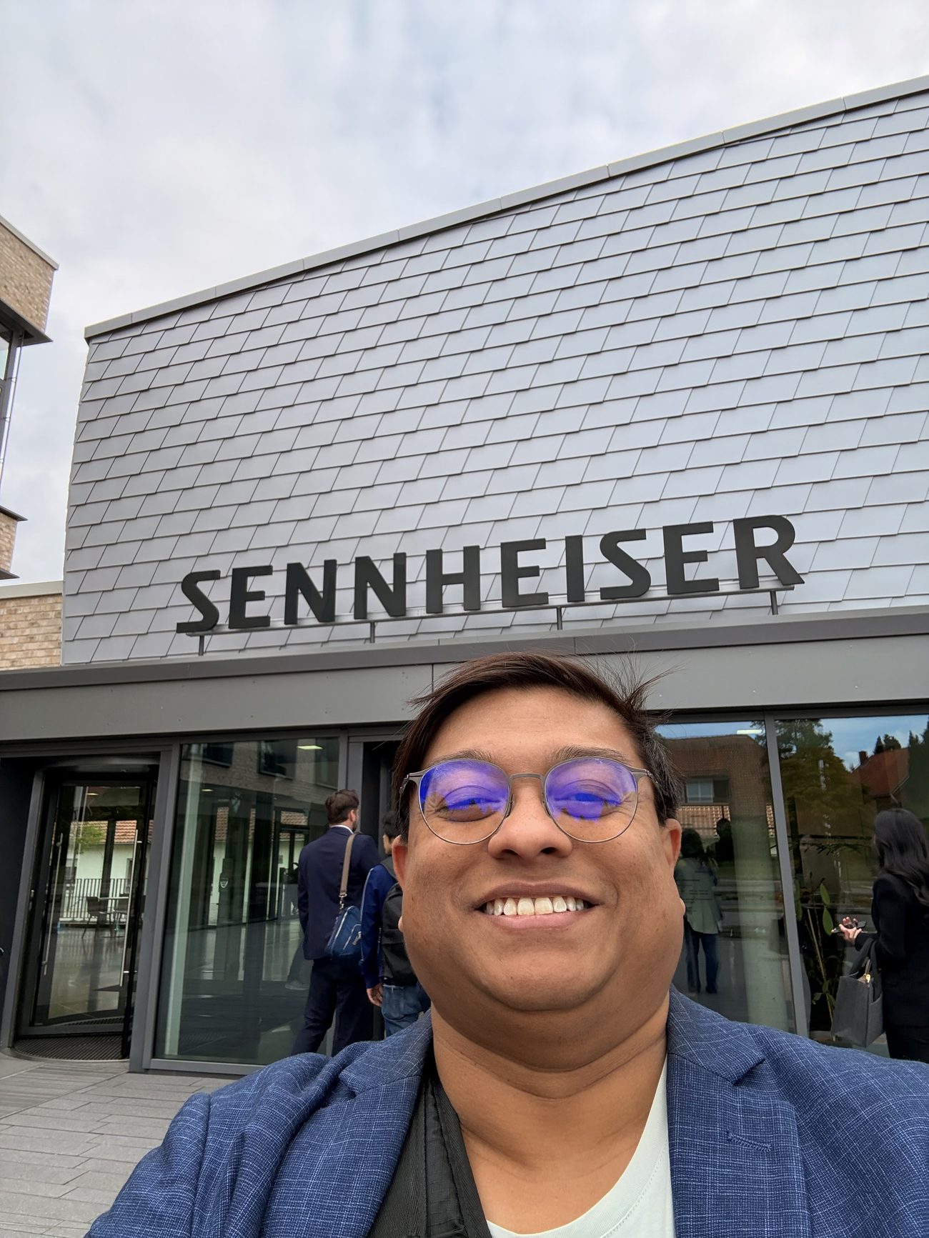 Sean at the Sennheiser campus in Germany